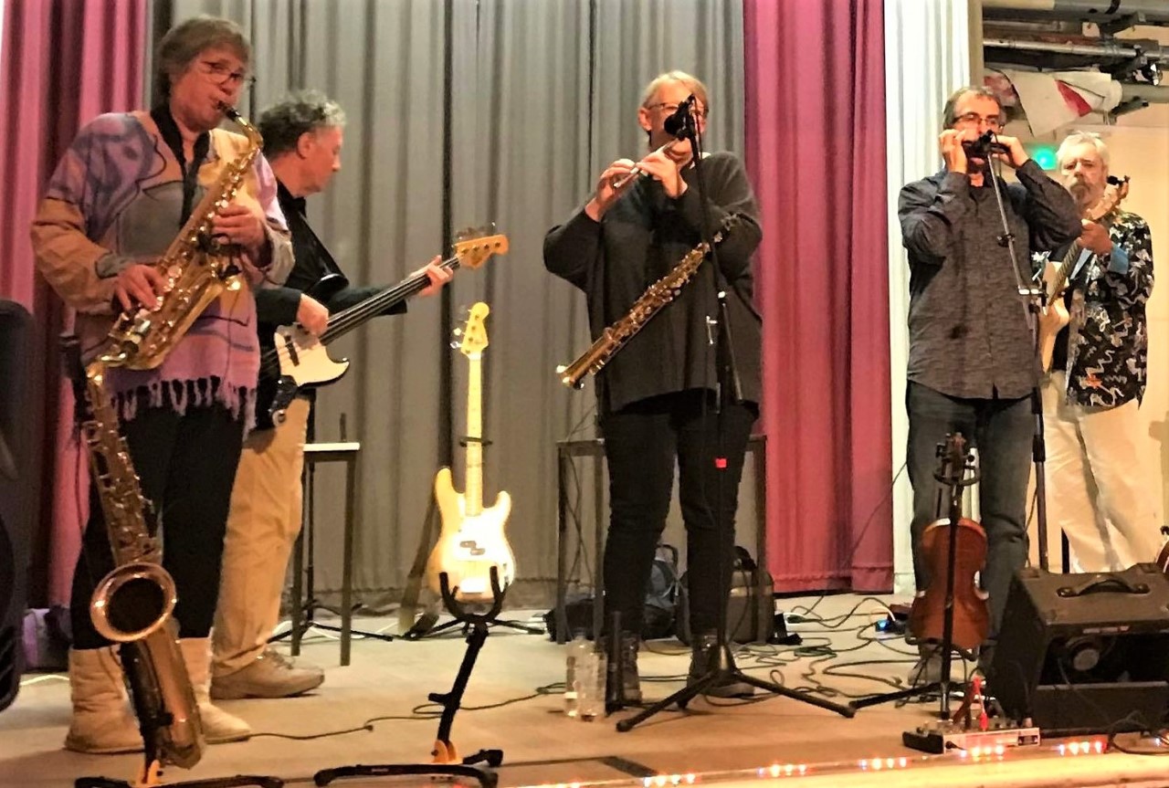 Red Shed in action - a Devon Barn Dance / Ceilidh Band who will make you want to dance